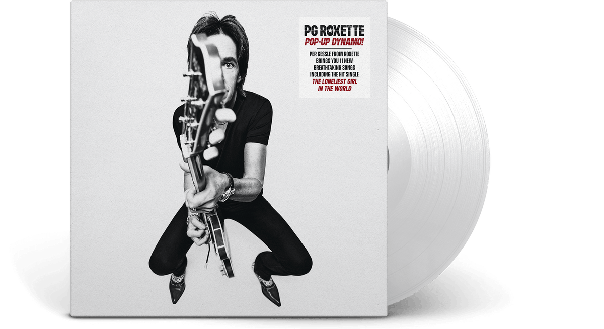 Vinyl - PG Roxette, Per Gessle : Pop-Up Dynamo! (Ltd White Vinyl) - The Record Hub