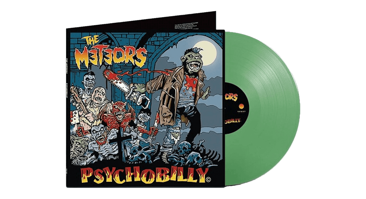 Vinyl - The Meteors : Psychobilly (Ltd Transparent Green Vinyl) - The Record Hub