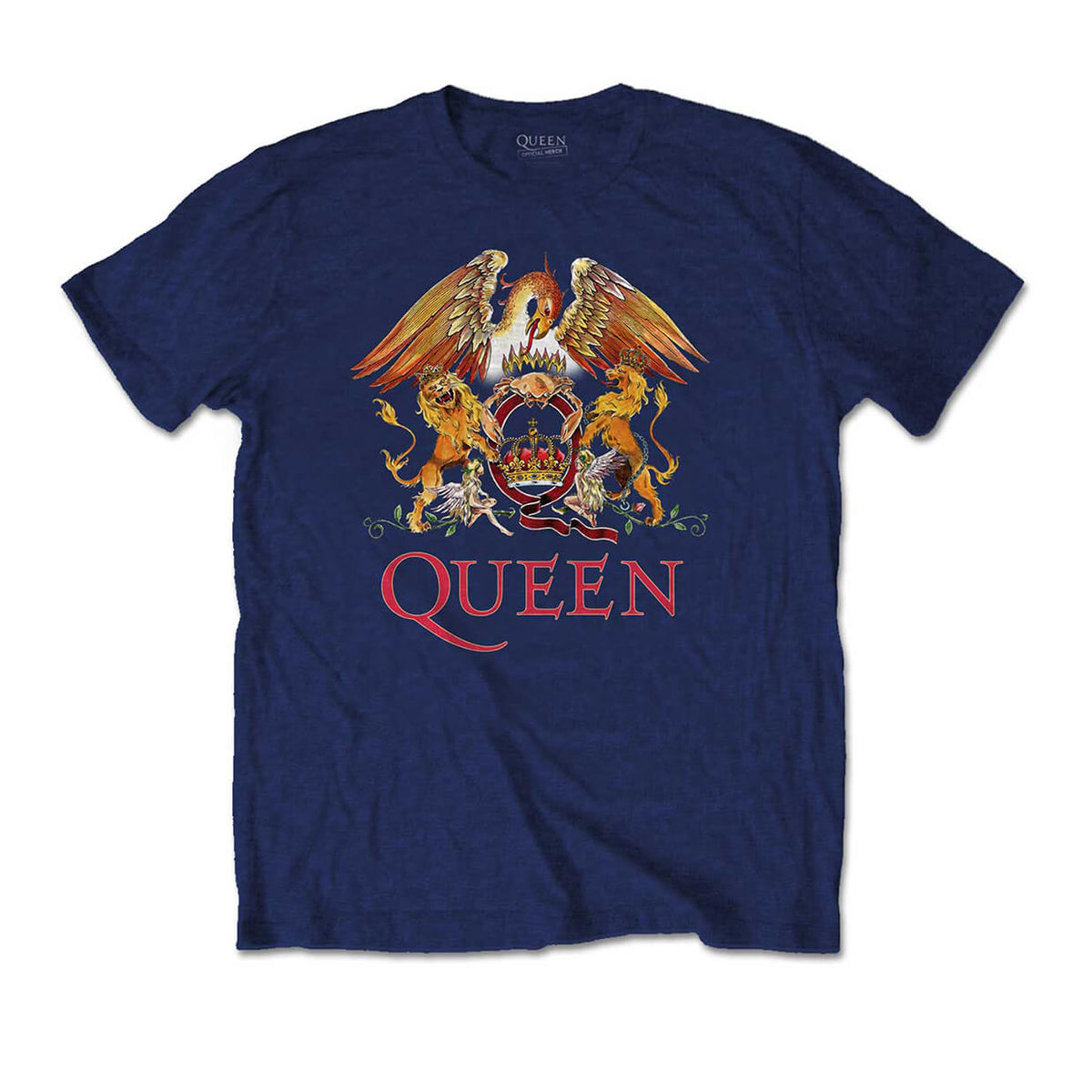 Vinyl - Queen : Classic Crest - T-Shirt - The Record Hub