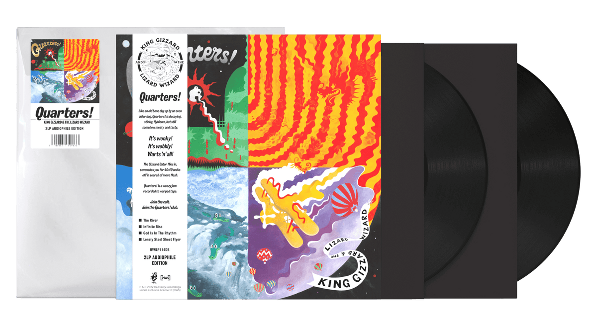 Vinyl - King Gizzard &amp; The Lizard Wizard : Quarters (Audiophile Edition) - The Record Hub