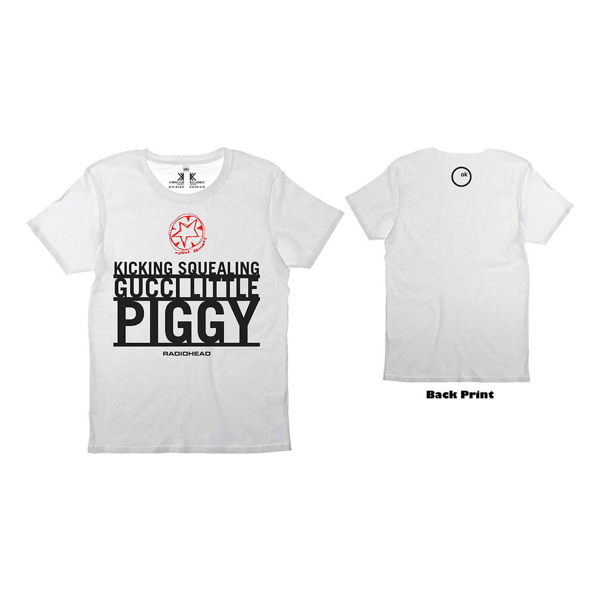 Vinyl - Radiohead : Gucci Piggy - T-Shirt - The Record Hub