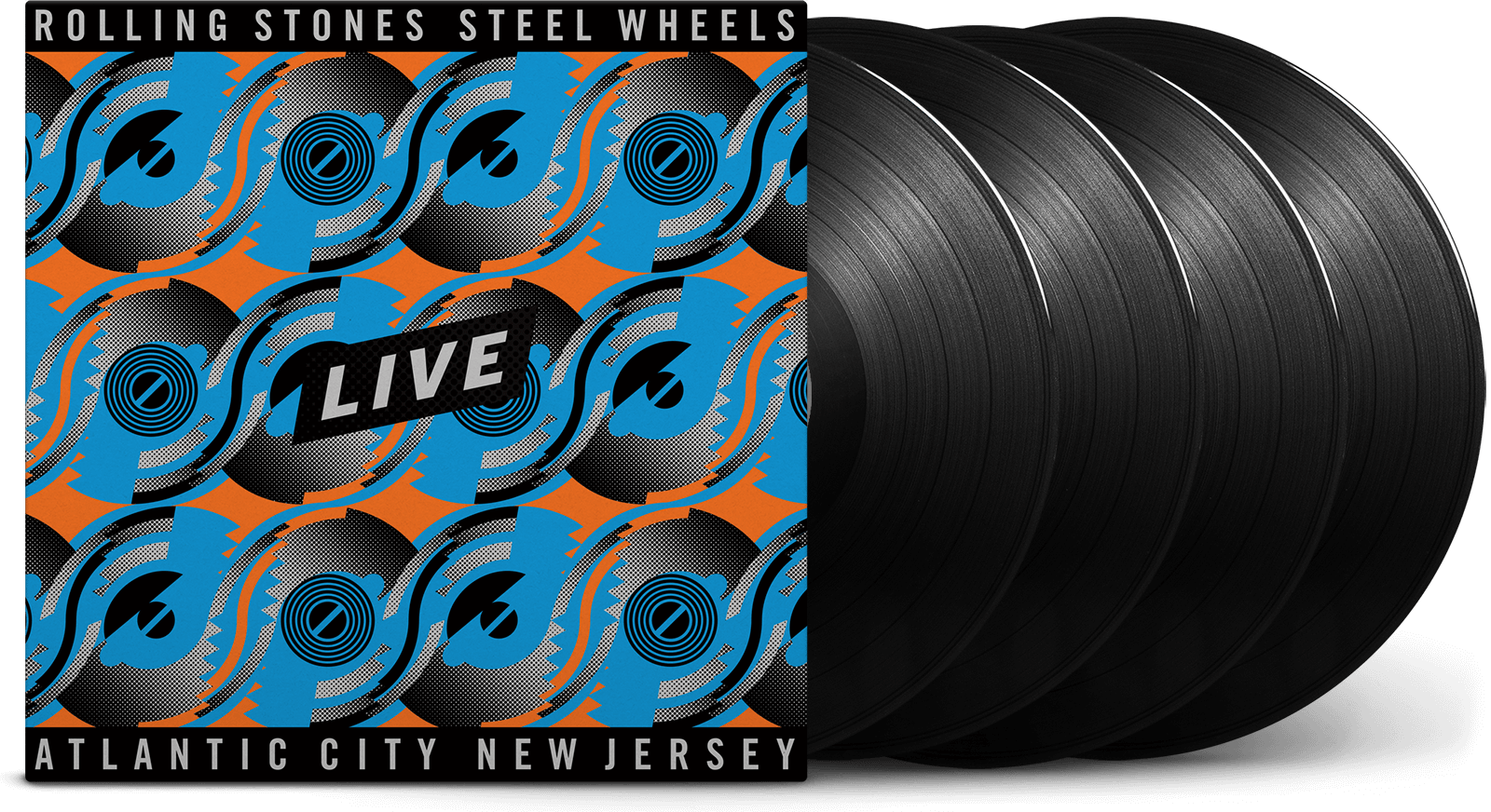 Vinyl | Rolling Stones | Steel Wheels Live - Atlantic City
