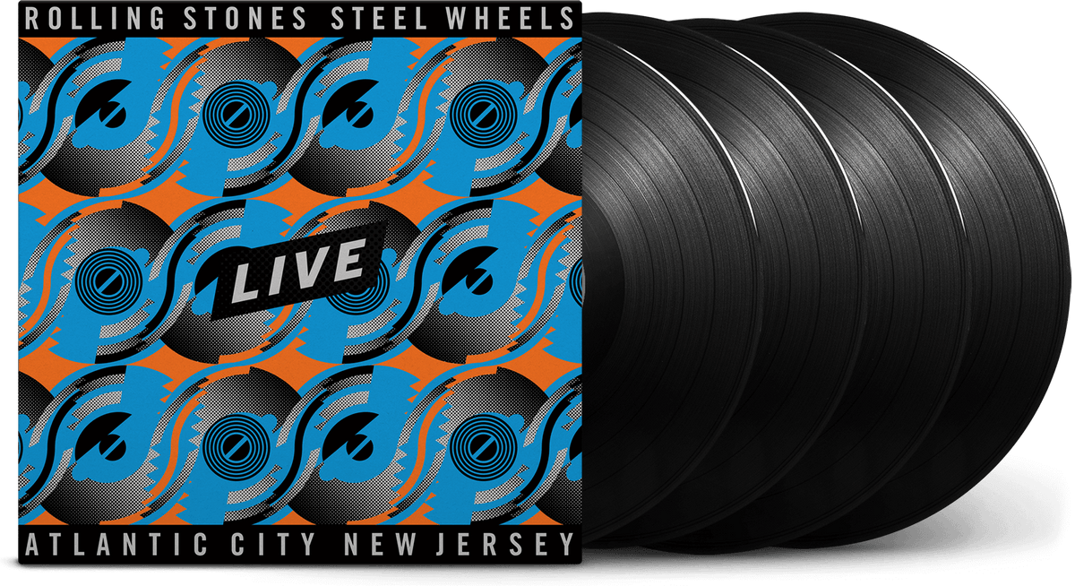 Vinyl - Rolling Stones : Steel Wheels Live - Atlantic City New Jersey - The Record Hub