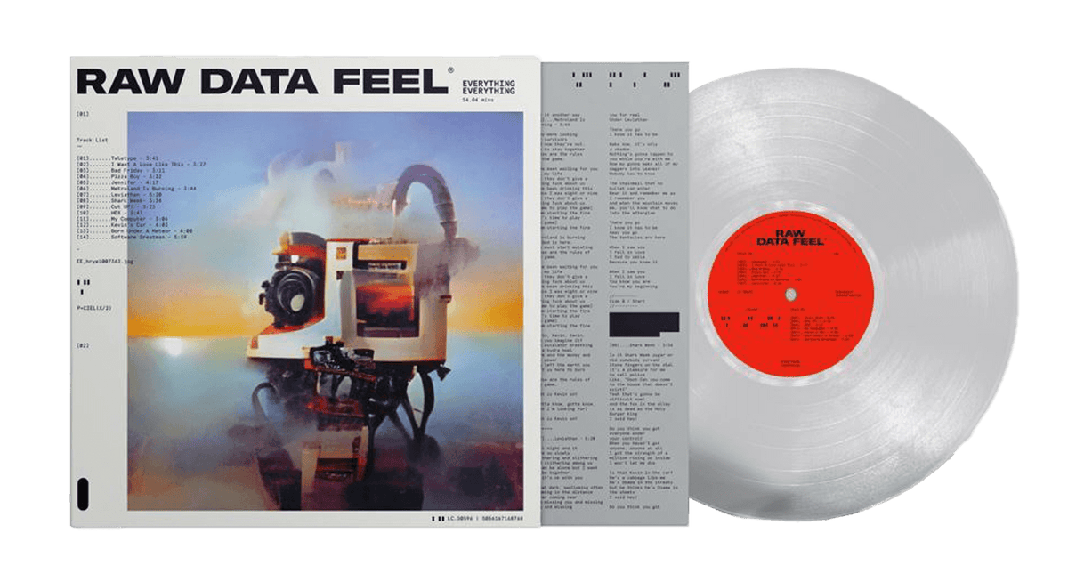 Vinyl - Everything Everything : Raw Data Feel (Clear Vinyl) - The Record Hub