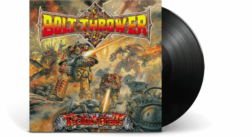 BOLT THROWER ボルトスロワー Realm of Chaos 限定赤盤 BOLT THROWER ボルトスロワー Realm of Chaos 限定赤盤
