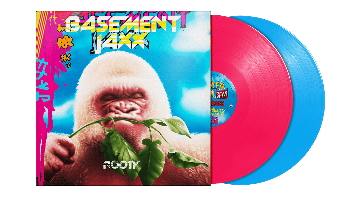 Vinyl - Basement Jaxx : Rooty (Pink/Blue Vinyl) - The Record Hub