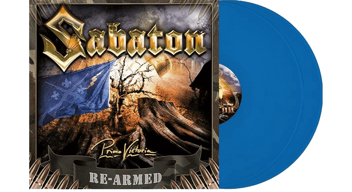 Vinyl - Sabaton : Primo Victoria (Re-Armed) [Blue Vinyl] - The Record Hub