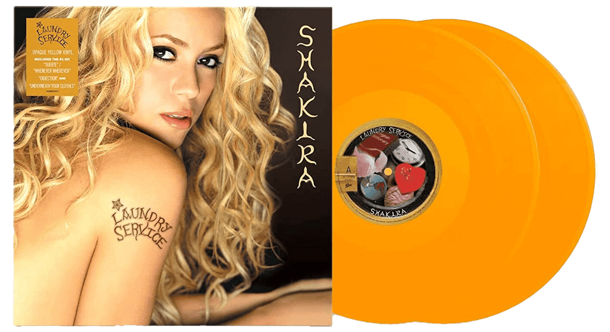 Vinyl - Shakira : Laundry Service (20th Anniversary Orange Vinyl) - The Record Hub