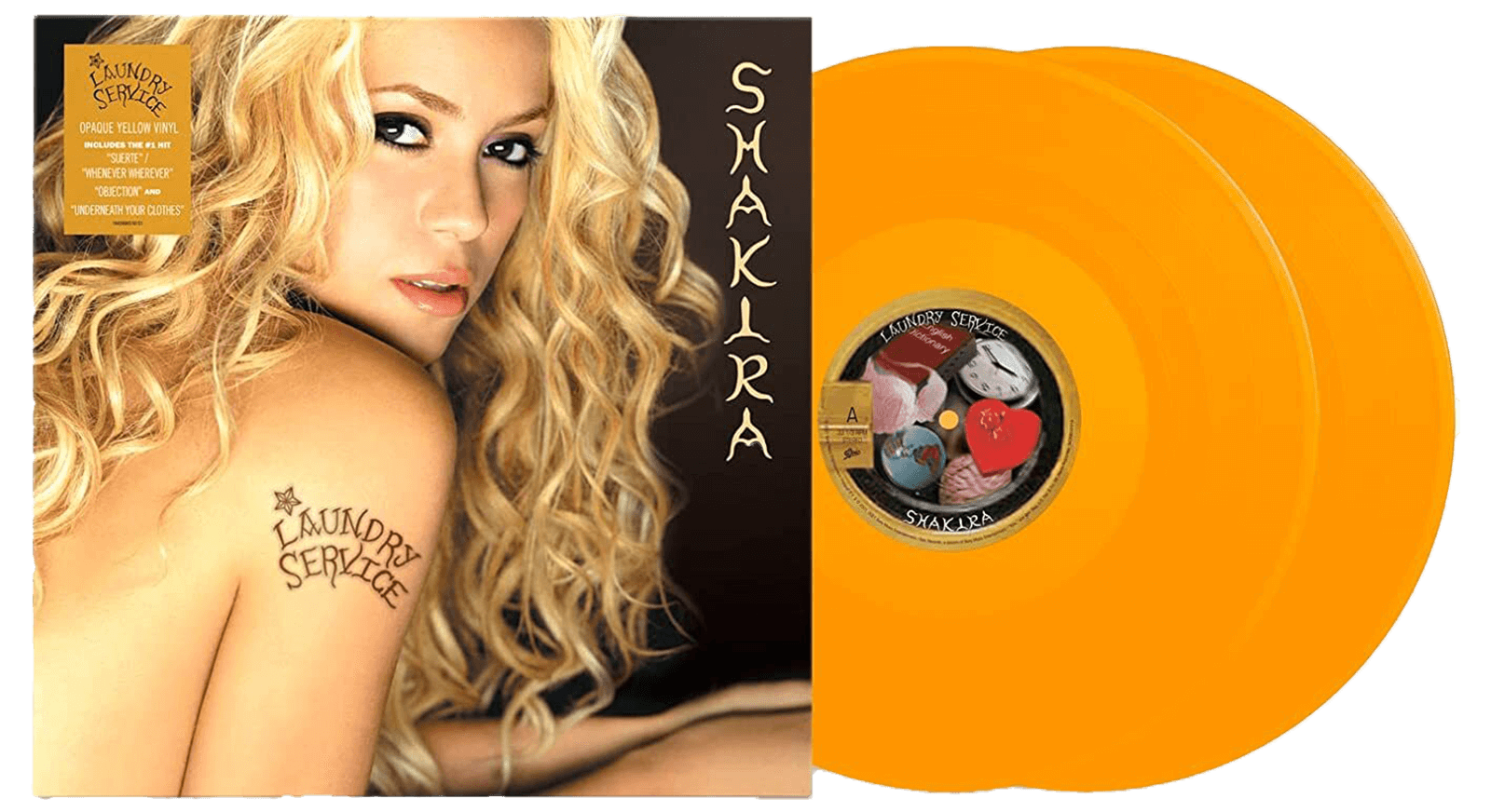 Vinyl - Shakira : Laundry Service (20th Anniversary Orange Vinyl) - The Record Hub