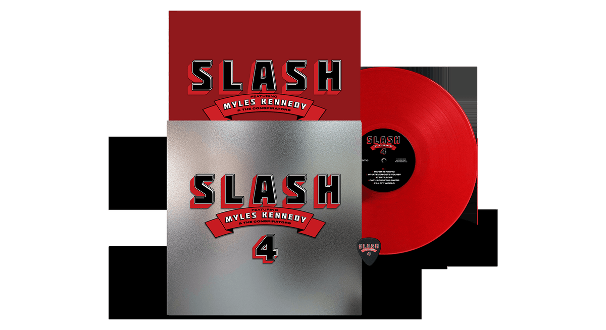 Vinyl - Slash : 4 (feat. Myles Kennedy and The Conspirators) [Red LP] - The Record Hub