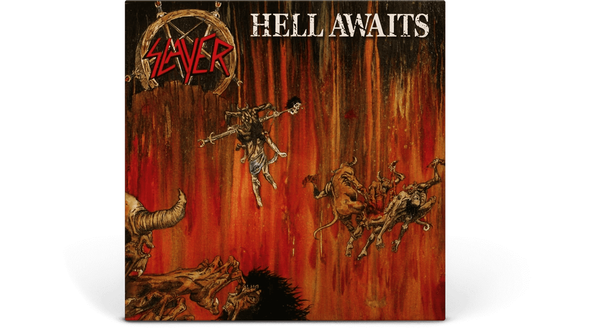 Vinyl - Slayer : Hell Awaits (Ltd Red Splatter Vinyl) - The Record Hub