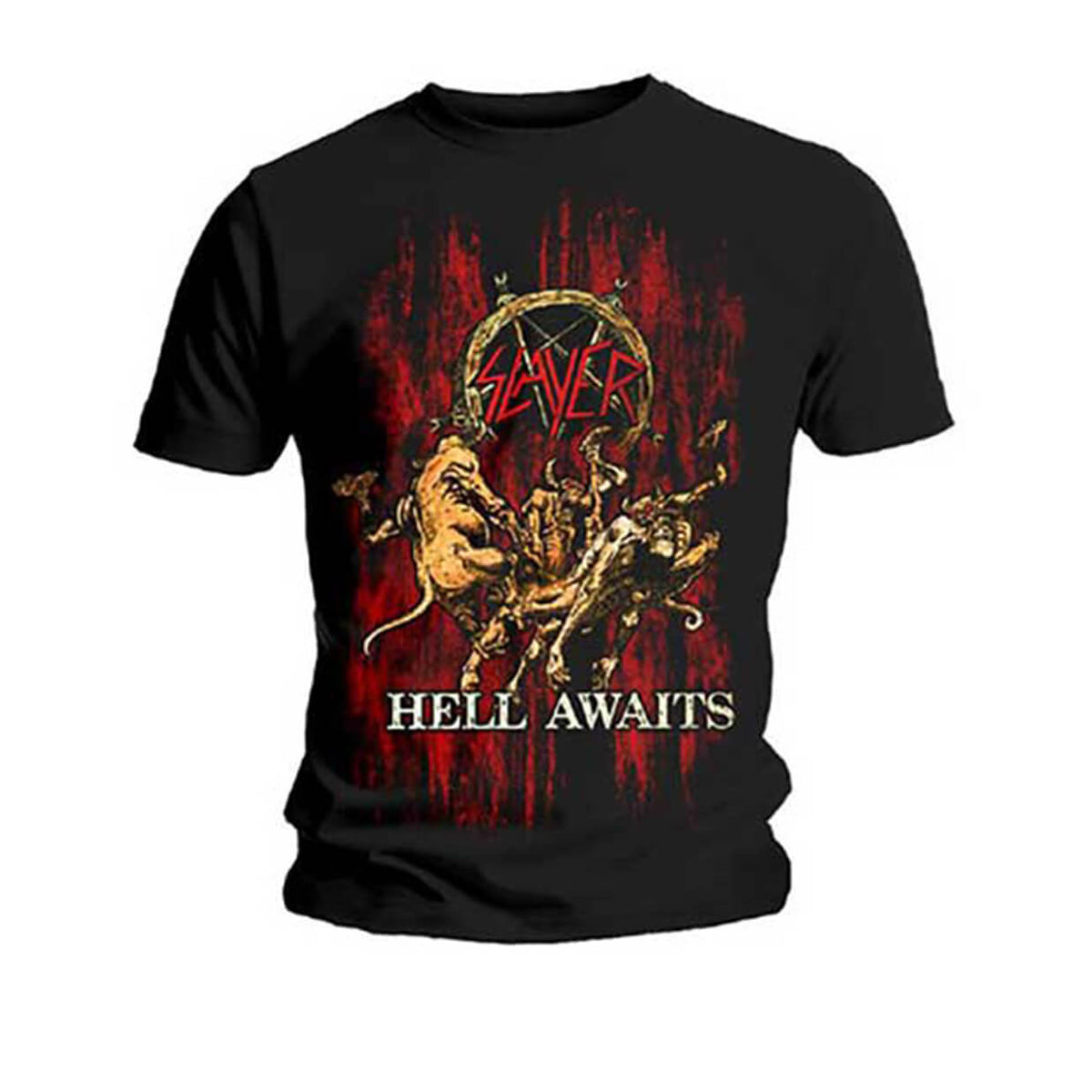 Vinyl - Slayer : Hell Awaits - T-Shirt - The Record Hub