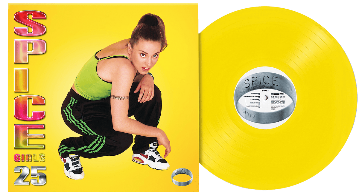 Vinyl - Spice Girls : Spice - 25th Anniversary (‘Sporty’ Yellow Coloured) - The Record Hub