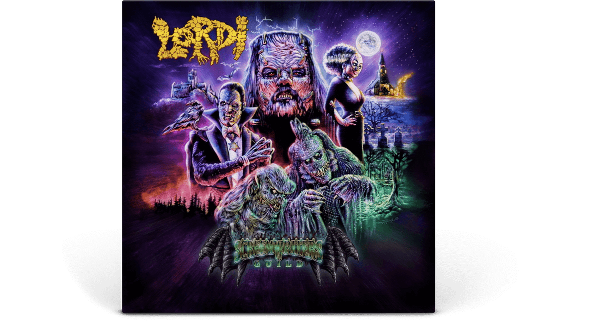 Vinyl - Lordi : Screem Writers Guild (Red Black Splatter Vinyl) - The Record Hub