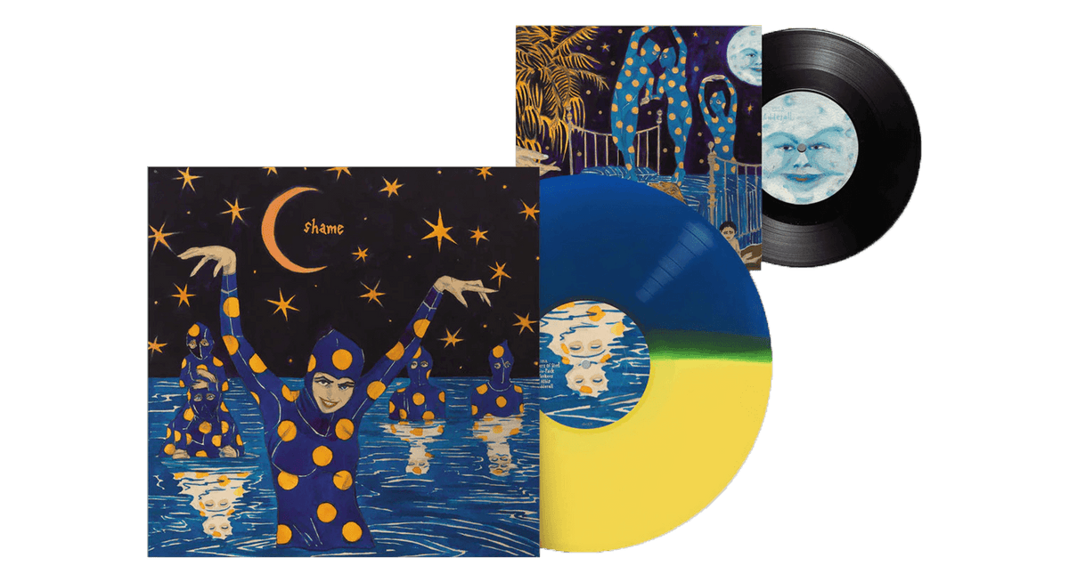 Vinyl - Shame : Food For Worms (Blue &amp; Yellow LP + Black 7&quot;) - The Record Hub