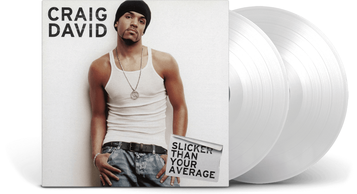 Vinyl - Craig David : Slicker Than The Average (White Vinyl) - The Record Hub