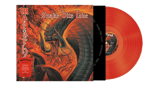 Motörhead : Snake Bite Love (Ltd Transparent Red Vinyl)