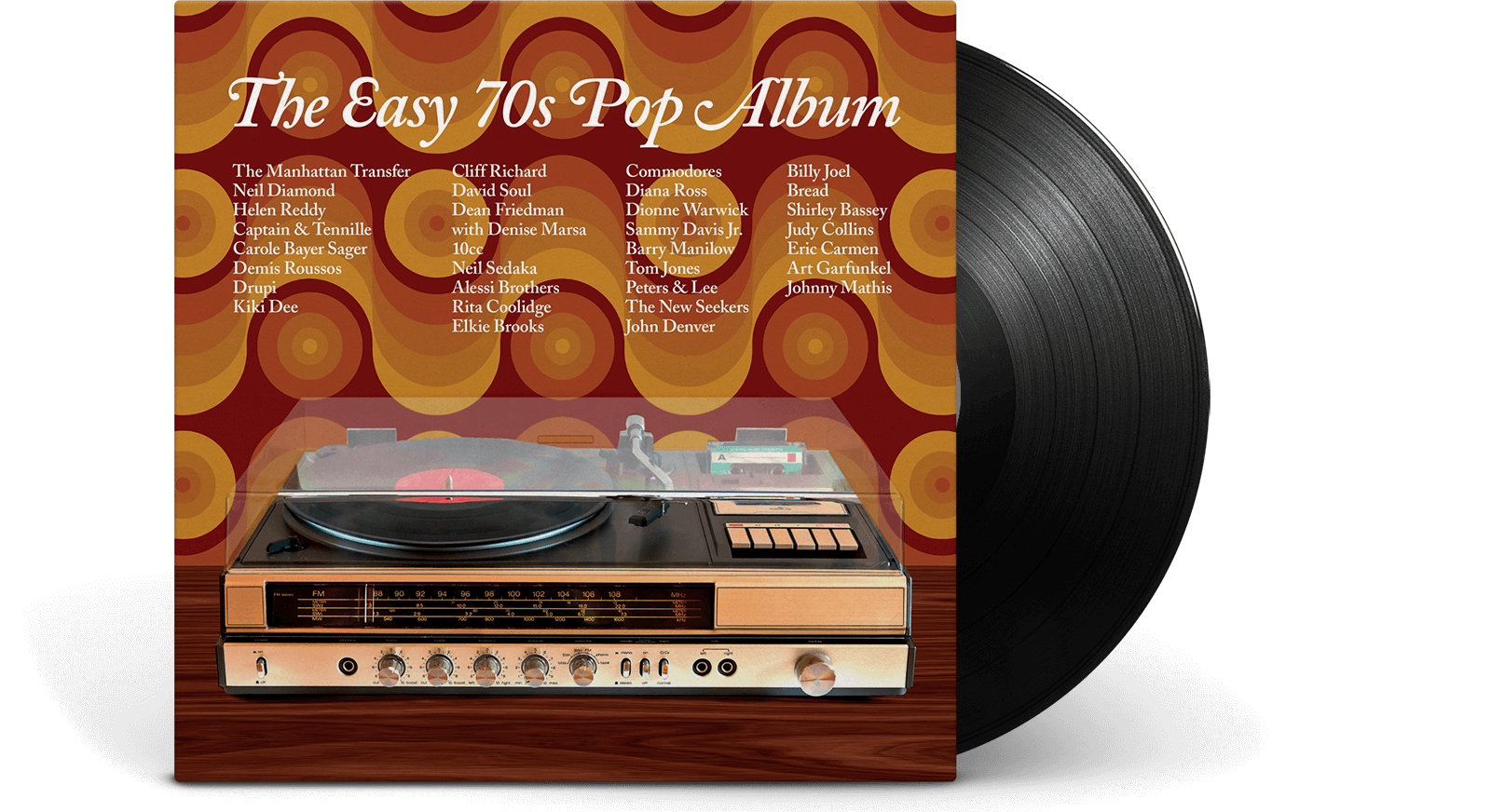 Vinyl - Various Artists : The Easy 70s Pop Album - The Record Hub