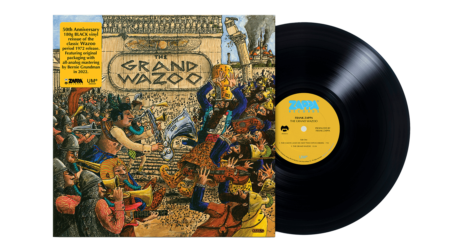 欧LP Frank Zappa The Grand Wazoo ZR38491 Zappa Records /00260 Frank Zappa & The Mothers of Invention - The Grand Wazoo