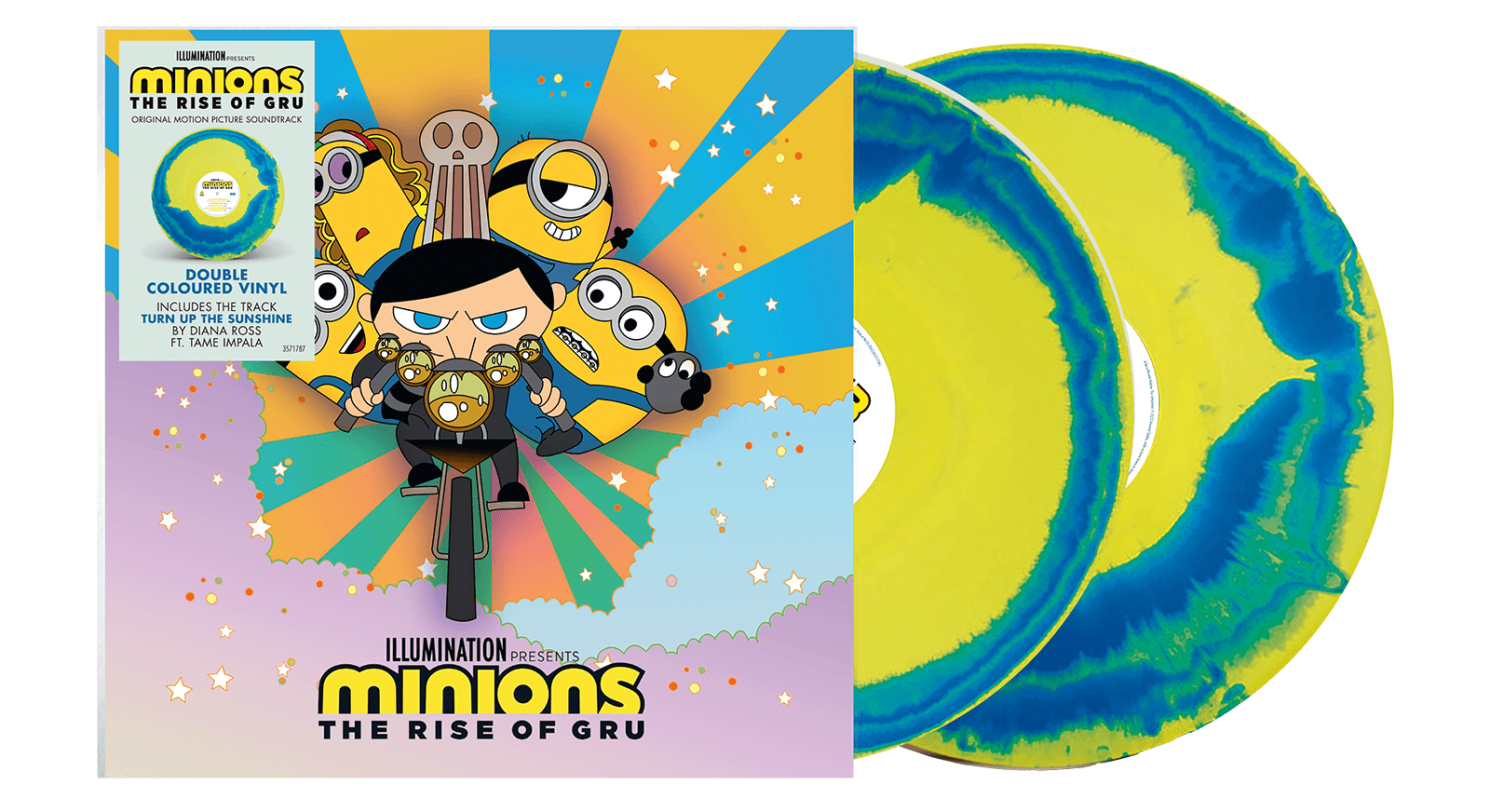Vinyl - Various Artists : Minions: The Rise Of Gru (Ltd Coloured Vinyl) - The Record Hub