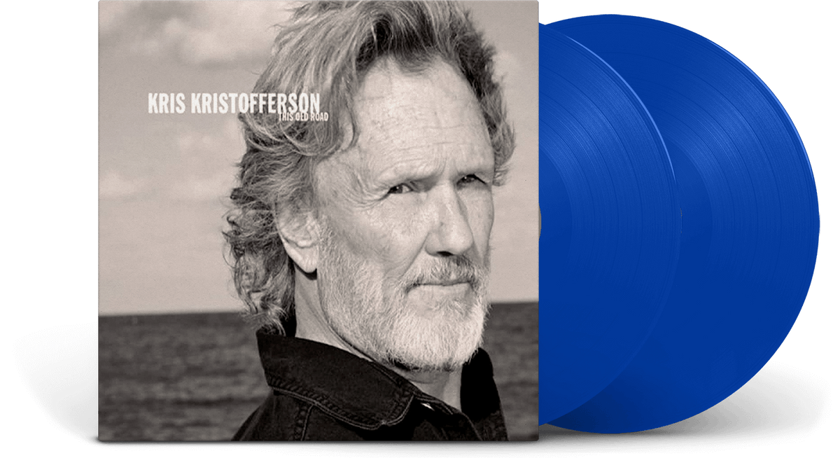 Vinyl - Kris Kristofferson : This Old Road (Blue Vinyl) - The Record Hub