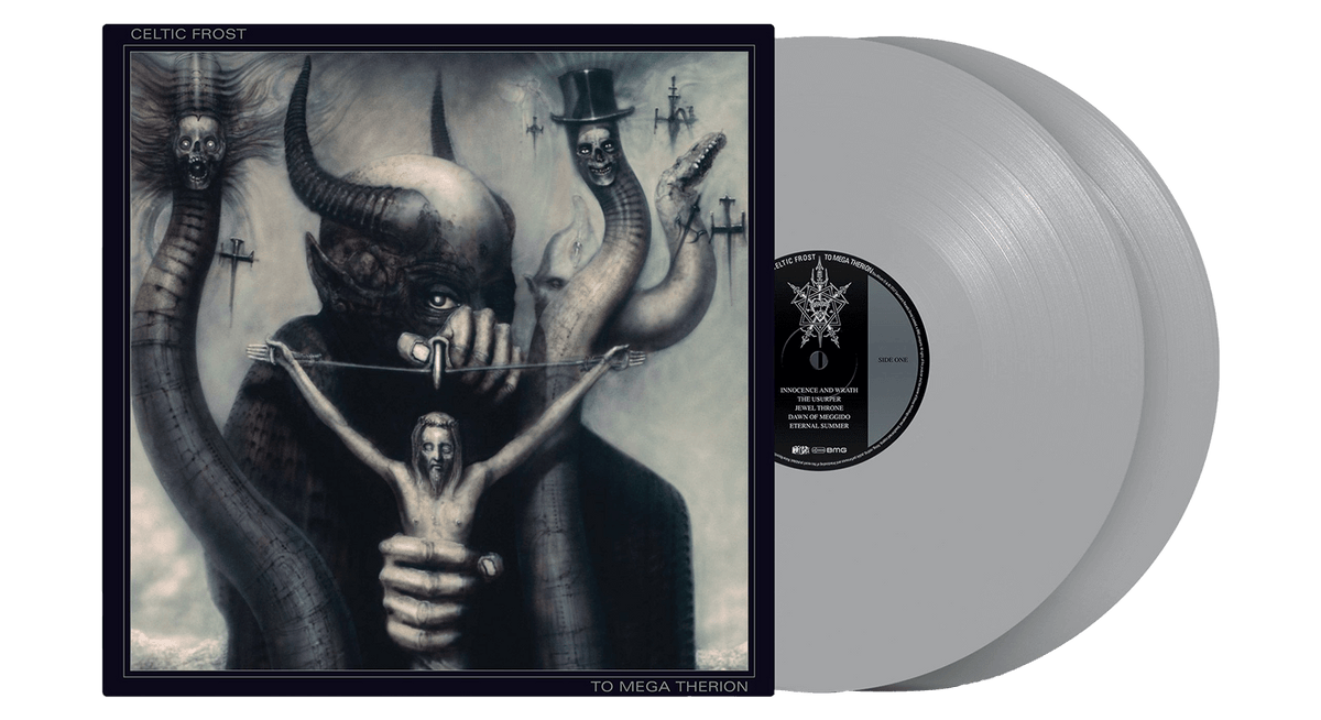 Vinyl - Celtic Frost : To Mega Therion (Remastered Silver Vinyl) - The Record Hub
