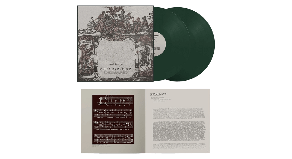 Vinyl - Sarah Davachi : Two Sisters (Ltd Dark Green Vinyl) - The Record Hub
