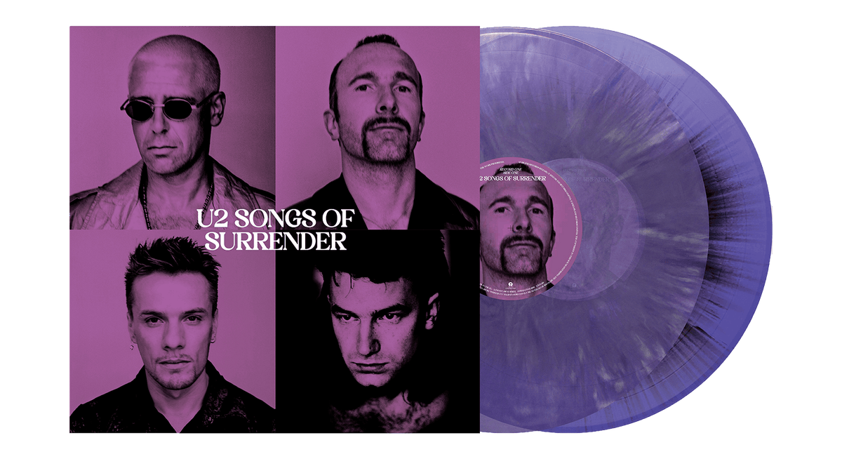 Vinyl - U2 : Songs of Surrender (Limited Edition 2LP Purple Splatter &amp; Marble Vinyl) (Irish Retail Exclusive) - The Record Hub