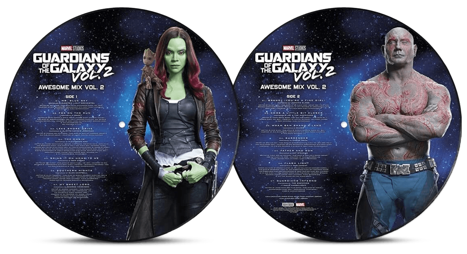 Vinyl - Various Artists : Guardians of The Galaxy Vol.2 (Picture Disc) - The Record Hub