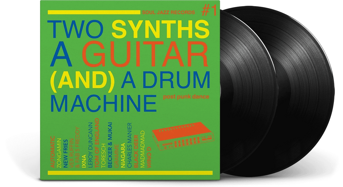 Vinyl - VA / Soul Jazz Records Presents : Two Synths A Guitar (And) A Drum Machine: Post Punk Dance Vol.1 - The Record Hub