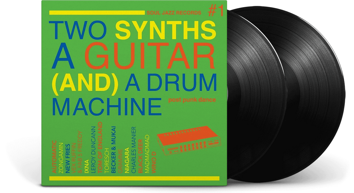 Vinyl - VA / Soul Jazz Records Presents : Two Synths A Guitar (And) A Drum Machine: Post Punk Dance Vol.1 - The Record Hub