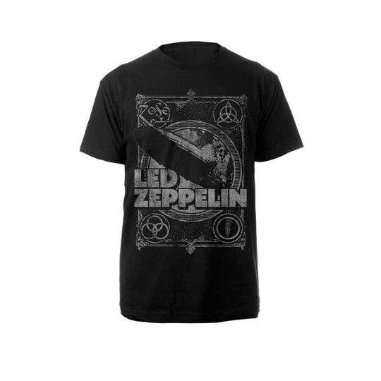 Led Zeppelin : Vintage Print Lz1 - T-Shirt