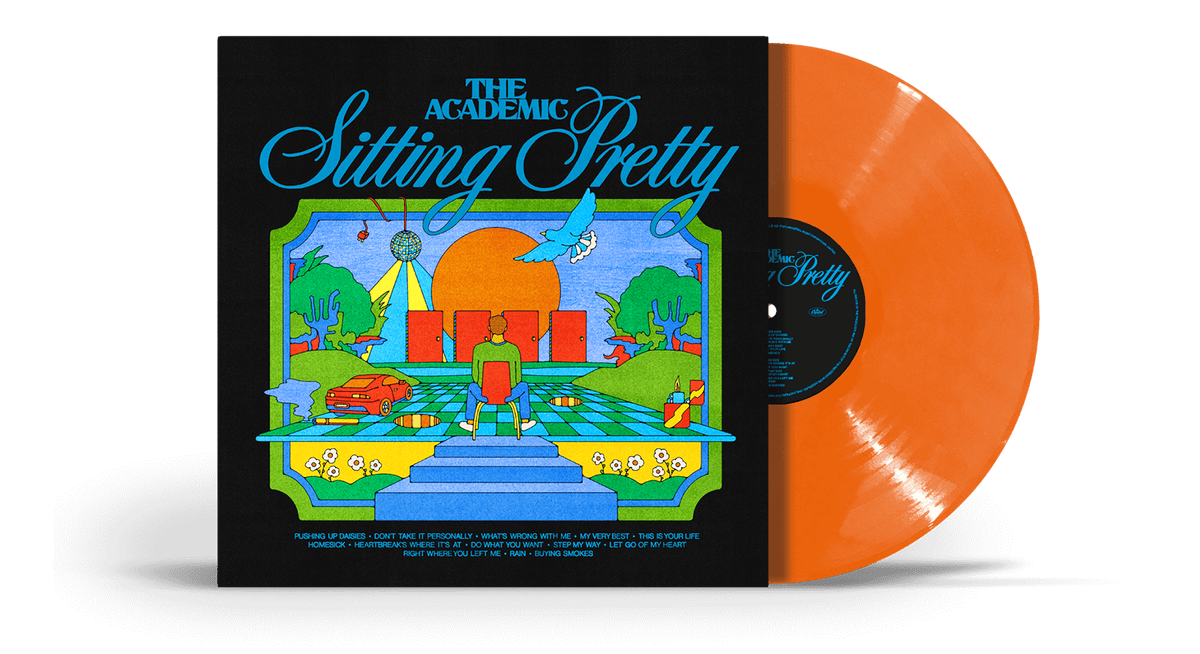 Vinyl - The Academic : Sitting Pretty (Ltd Orange Vinyl) - The Record Hub