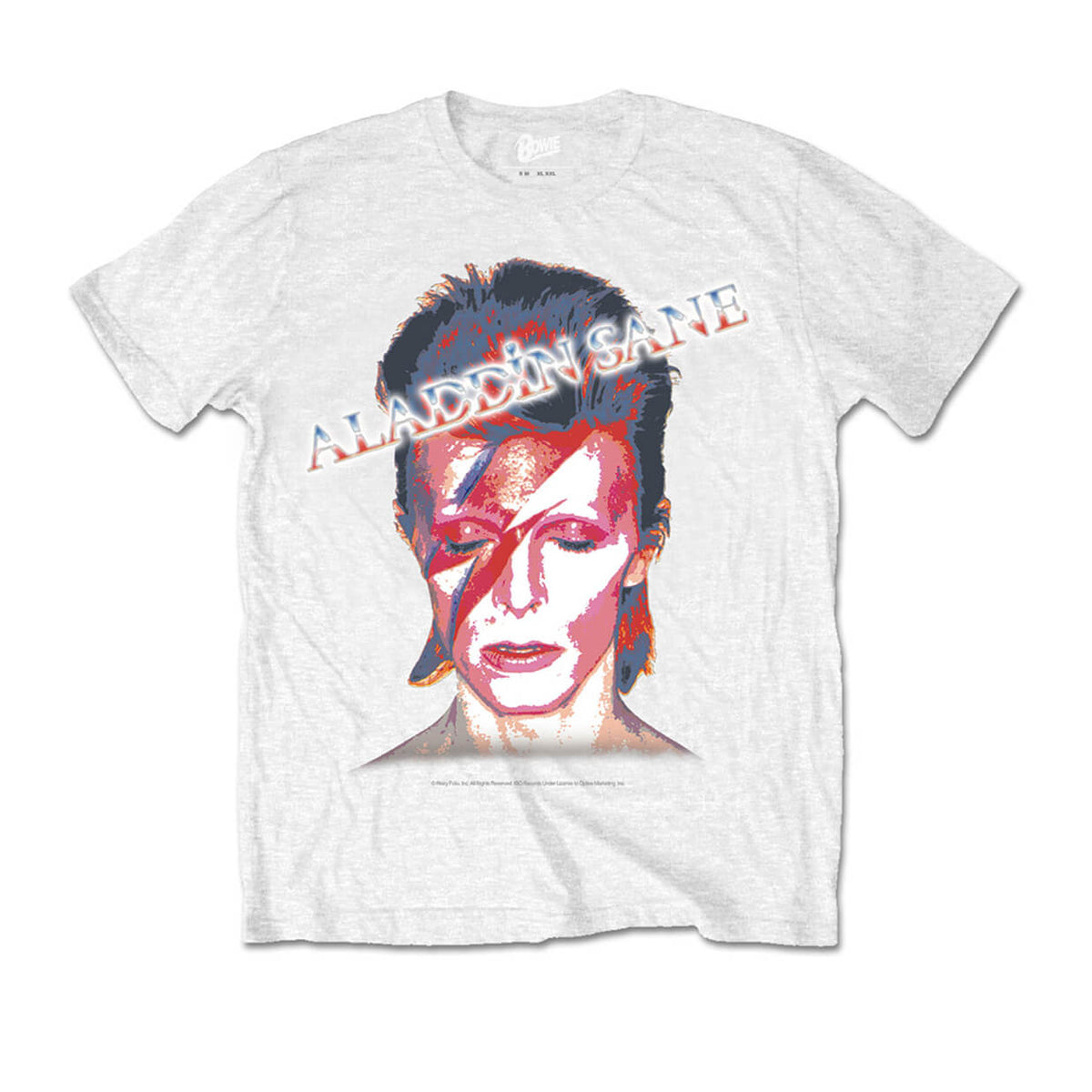 Vinyl - David Bowie : Aladdin Sane - T-Shirt - The Record Hub