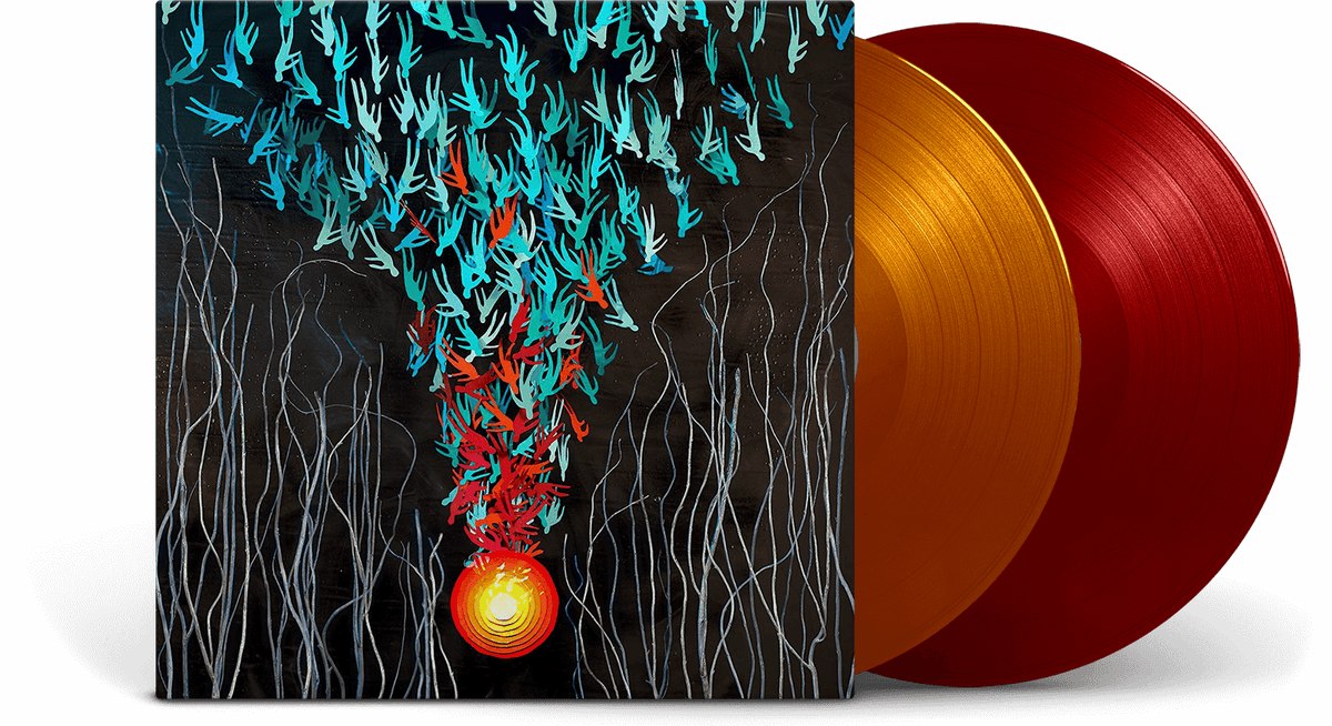 Vinyl - Bright Eyes : Down in the Weeds, Where the World Once Was [Coloured red/orange vinyl] - The Record Hub