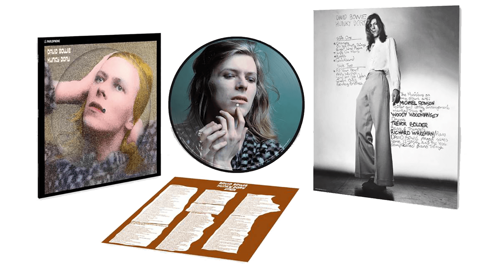 Vinyl - David Bowie : Hunky Dory (Ltd Picture Disc) - The Record Hub