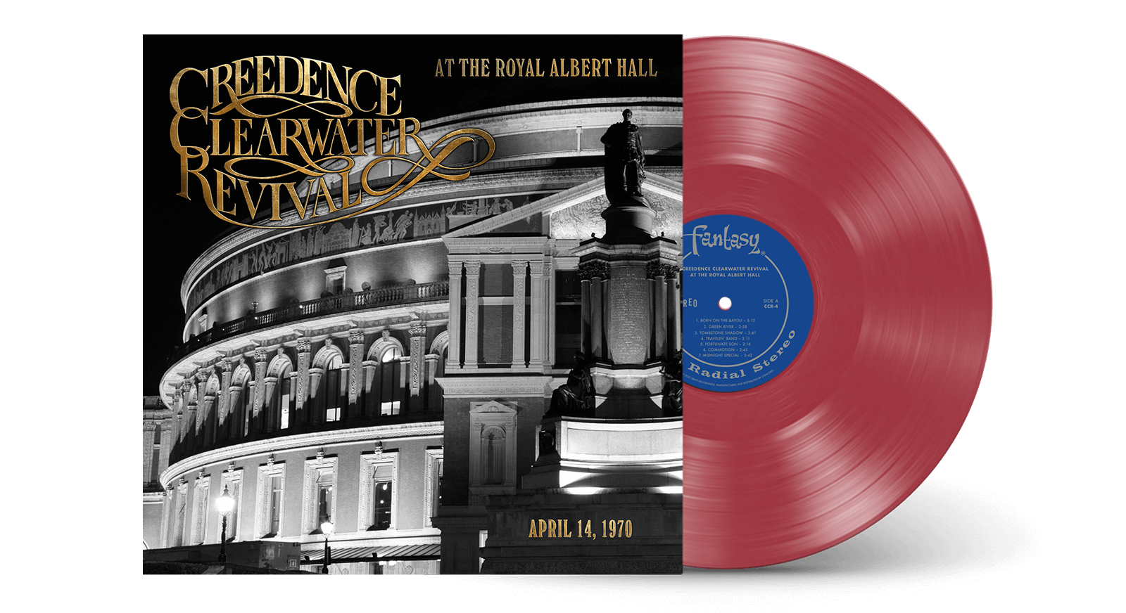 Vinyl - Creedence Clearwater Revival : At The Royal Albert Hall (Limited Edition Red Vinyl) - The Record Hub