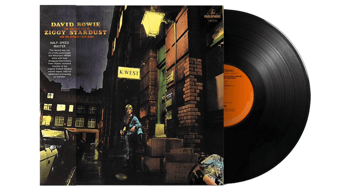 Vinyl - David Bowie : The Rise &amp; Fall Of Ziggy Stardust &amp; The Spiders From Mars (50th Anniv Half Speed Master) - The Record Hub