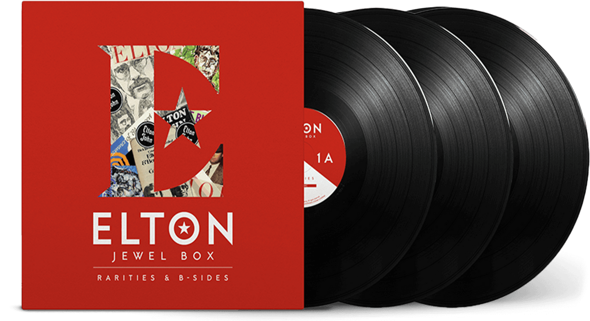 Vinyl - Elton John : Jewel Box (3LP) - Rarities &amp; B-Sides - The Record Hub