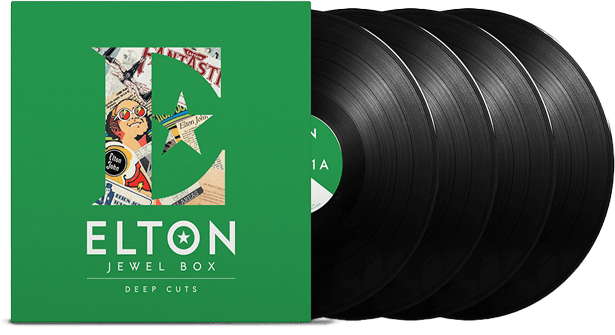 Vinyl - Elton John : Jewel Box (4LP) - Deep Cuts - The Record Hub
