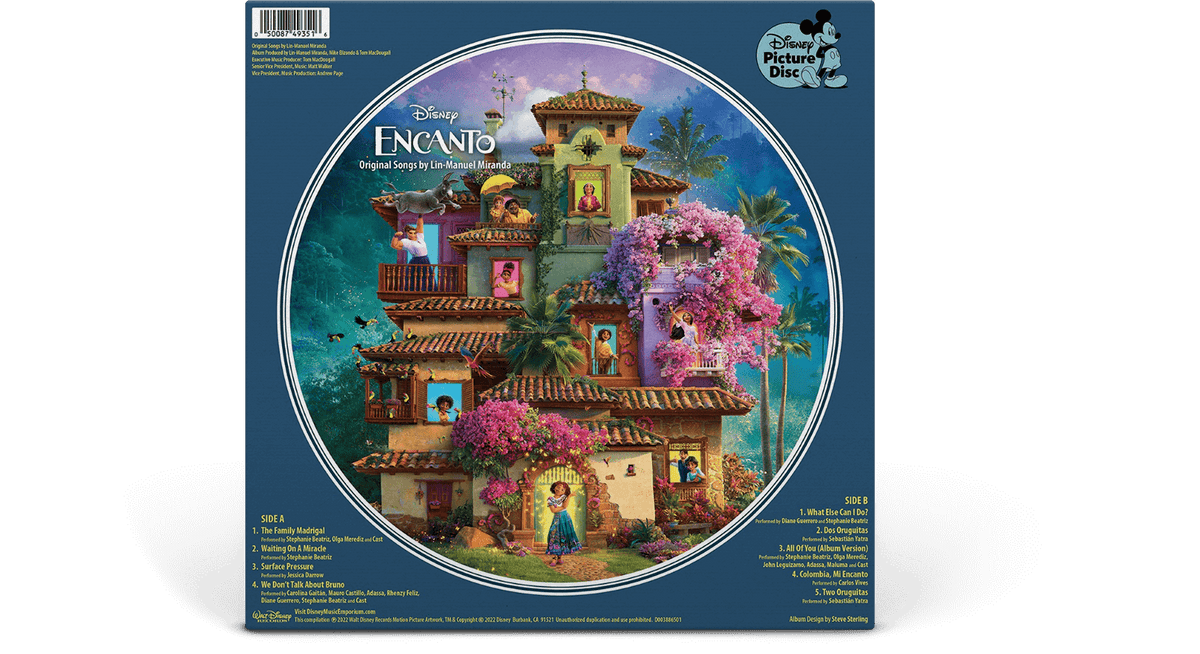 Vinyl - Various Artists : Songs From Encanto (Picture Disc) (Irish Retail Exclusive) - The Record Hub