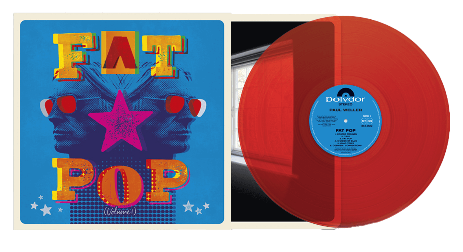 Vinyl - Paul Weller : Fat Pop (Ltd Red Vinyl) - The Record Hub