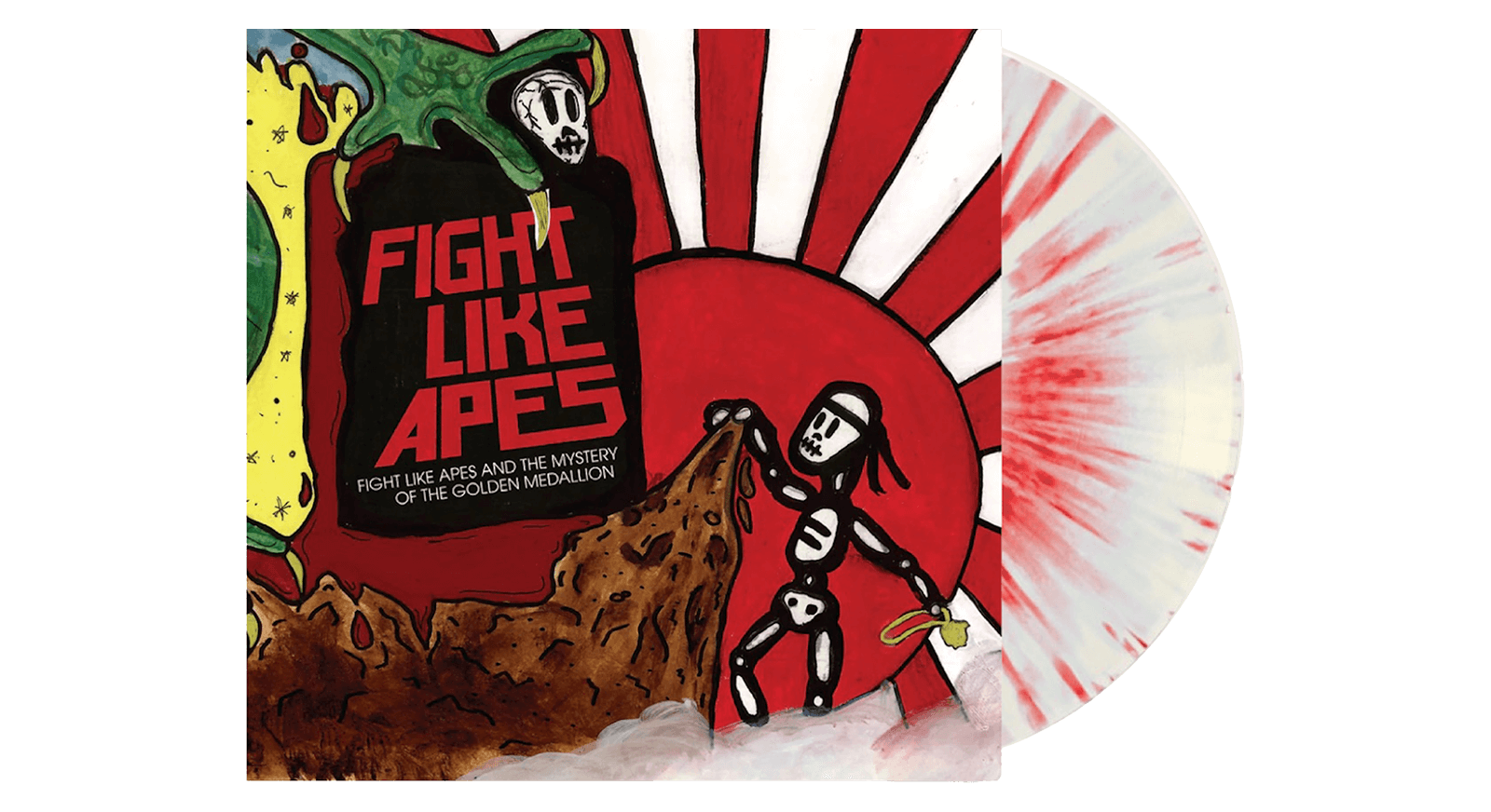 Vinyl - Fight Like Apes : And The Mystery Of The Golden Medallion (Ltd Splatter Vinyl w/ Bonus 7") - The Record Hub