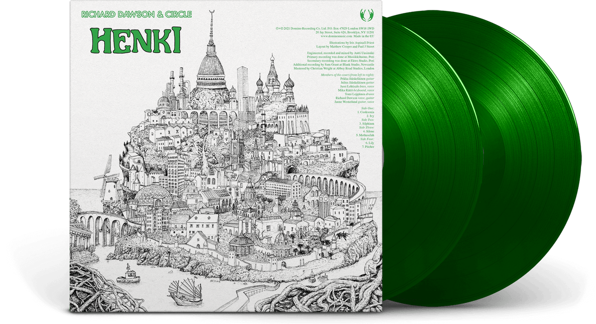 Vinyl - Richard Dawson &amp; Circle : Henki (Ltd Green Vinyl + Art Print) - The Record Hub