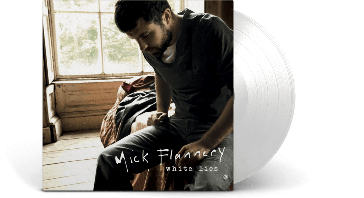 Vinyl - Mick Flannery : White Lies (White Colour Vinyl) - The Record Hub
