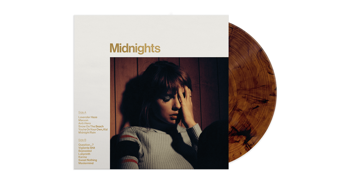 Vinyl - Taylor Swift : Midnights (Mahogany Edition Vinyl) - The Record Hub