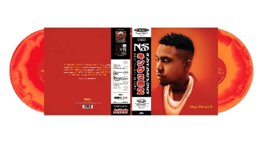 Nas : King's Disease II (Ltd Red & Tangerine Vinyl w/ OBI Strip & Gold Foil)