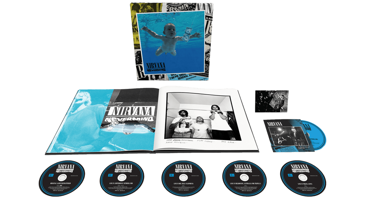 Vinyl - Nirvana : Nevermind (30th Anniversary Deluxe CD + Blueray Boxset) - The Record Hub