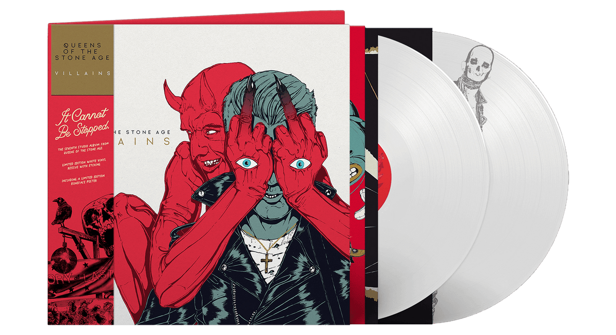 Vinyl - Queens Of The Stone Age : Villains (Ltd Opaque White Vinyl) - The Record Hub