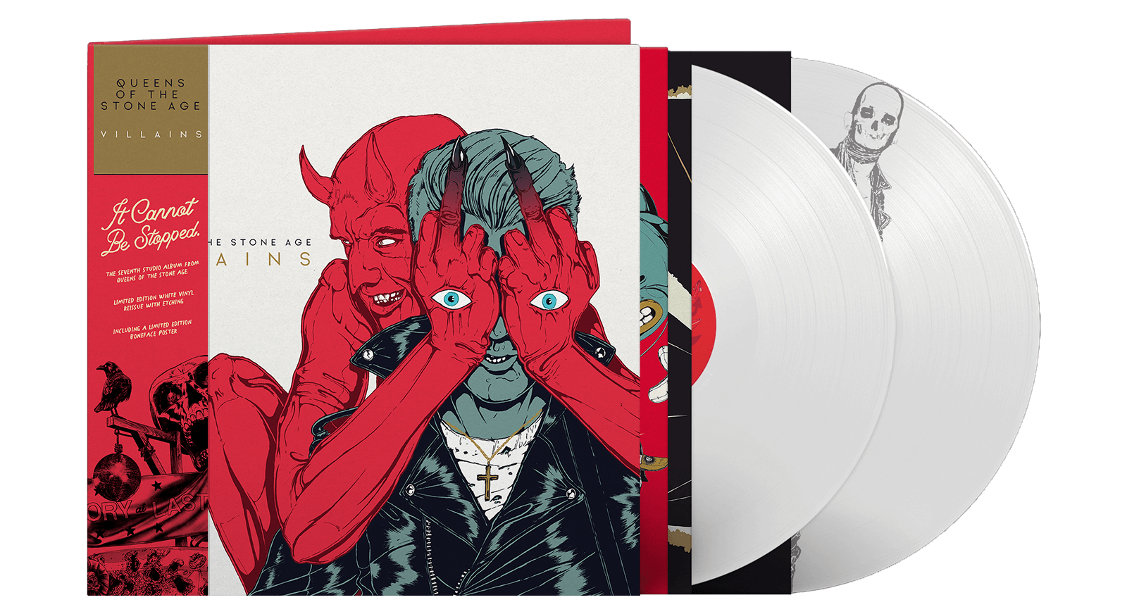 Vinyl - Queens Of The Stone Age : Villains (Ltd Opaque White Vinyl) - The Record Hub